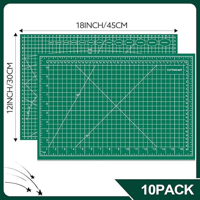 10 Pcs Self Healing Cutting Mat Bulk, A3 Sewing Boards - Image 3