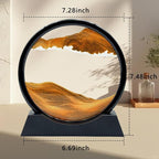 Moving Sand Art Liquid Motion, 3D Deep Sea Sandscape Color Quicksand Decor - Image 3