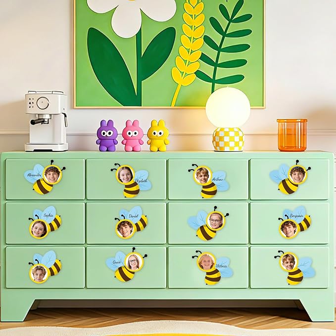 54Pcs Bee Cutouts for Bulletin Boards Decorations, DIY Bee Classroom Cut Outs - Image 5