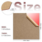 Gute 6Pcs Cast Acrylic Sheet, Acrylic Sheet Opaque Plastic Sheet 8 x 8 Inch - Image 2