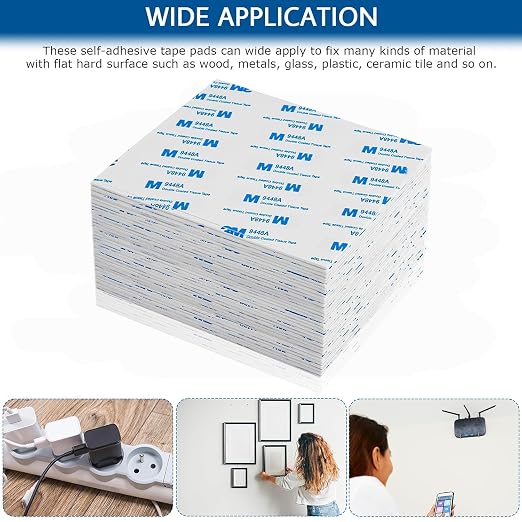 300Pcs Double Sided Foam Tape, Square Super-Sticky Double Sided Adhesive Pads - Image 5
