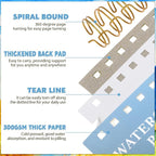 35 Sheets Watercolor Paper Pad 5.5x8.5 Inch, 140 lb/300 GSM Cold Press Water - Image 3