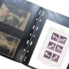 MUQING Stamp collecting storage supplies, 20 Sheets Stamp Pages Sleeves - Image 5
