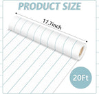 Qyeahkj Composition Bulletin Board Paper Roll Notebook Blue Lined Bulletin - Image 2