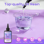 HeyClear 500g UV Resin Kit Crystal Clear, Hard UV Resin Fast Curing - Image 5