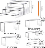 Fixwal 10pcs 2 Set Acrylic Risers - Image 2