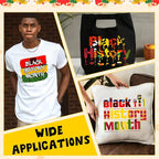 HTVSTD Kwanzaa HTV Heat Transfer Vinyl 12 Sheets 12×10in Iron on Vinyl | Africa - Image 6
