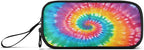 Tie Dye Rainbow Pencil Case Box Boys Girls Large Pencil Pouch - Image 7