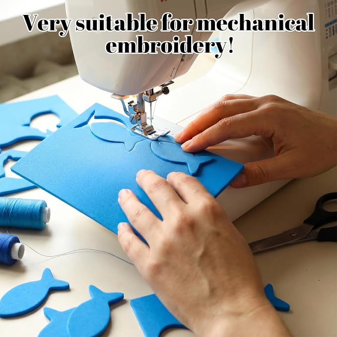 MAQUITA 48 Pcs 3mm Craft Foam Sheets, 6x9 Inch EVA Embroidery Puff Foam - Image 5