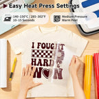 TECKWRAP Heat Transfer Vinyl for T-Shirts, 50+ Washes, REACH Certified & Dryer - Image 9