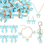 Bow Charms for Bracelet Jewelry Making Cute Bracelet Charms | 18Pcs, Bow Charms by Unknown