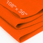 XSEINO Orange Large Felt Fabric 108" X 36 ", 1.4 mm Thick Soft Felt Fabric Sheet by XSEINOiscreating%EF%BC%81