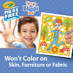 Crayola Blippi Color Wonder Coloring Set, 18 Blippi Mess Free Coloring Pages - Image 3