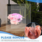 TKOnline 7 PCS Plexiglass Sheets, Invitations, Poster Frames Plastic Board - Image 5