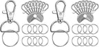 PAXCOO 100 Pcs Key Chain Hooks by PAXCOO