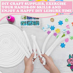 Frienda 5/8 Inch x 40 Ft White Foam Noodles - Image 3