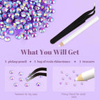 4000PCS 5mm Resin Jelly Rhinestones in Bulk, Bedazzling Flatback Crystals - Image 7