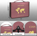 Coin Collection Book Holder for Collectors, 200 Pockets Collecting Album& 30 - Image 2