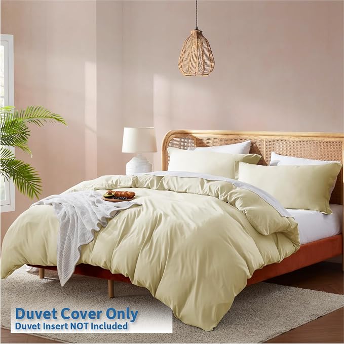 Nestl Vanilla Yellow Duvet Cover Full Size - Image 2