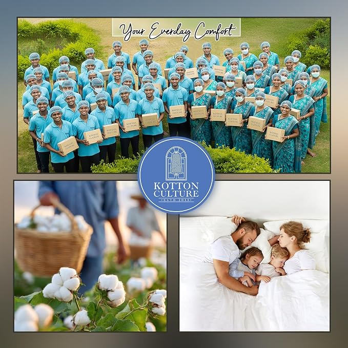 Kotton Culture 1 Pc Twin Size Duvet Cover Only -100% Egyptian Cotton 600 TC - Image 9