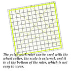 UOOU Quilting Ruler, Square Quilting Rulers Fabric Cutting Ruler Acrylic - Image 4