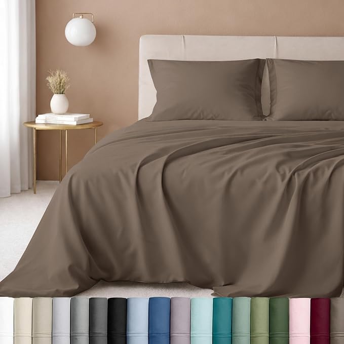 California Design Den Twin XL Sheet Set, 600 Thread Count Sateen, 100% Cotton by CaliforniaDesignDen