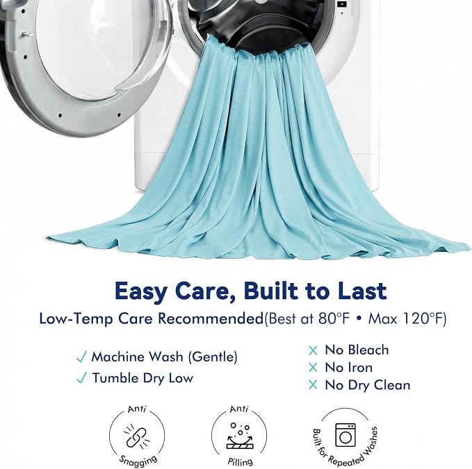 Elegear Cooling Blankets for Hot Sleeper Queen, Arc-Chill 3.0 Cool Fiber - Image 8