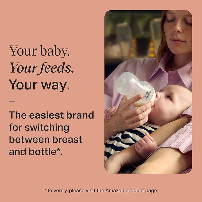 Tommee Tippee Pacifier and Bottle Bundle, 4 Ultra-Light StayPut Pacifiers, One-Piece Silicone Design, 0-6 Months, 2 Natural Start Anti-Colic 5 oz BPA Free Baby Bottles, 0+ Months, Blue, 6 Pieces
