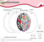 Acrylic Puzzle Suncatcher, Stained Glass Style Art DIY Puzzle - Image 6