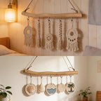 2 Pack Handmade Natural Driftwood Jewelry Rack - Image 6