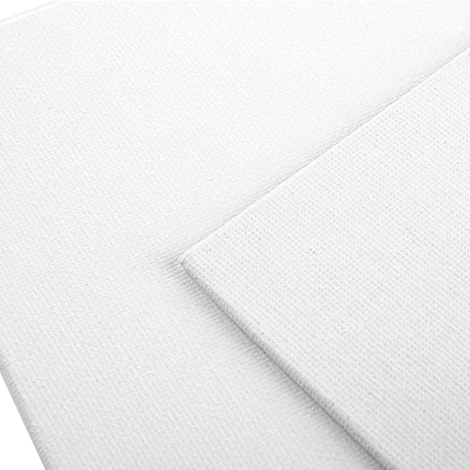 Tosnail 36 Packs 6" x 6" Artist Painting Canvas Panels White Blank Stretched - Image 3