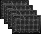 A5 Cutting Mat 4Pcs Premium Self Healing PVC Craft Cutting Pad Model Engraving by plplaaoo