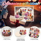 Zythron 8 Pack Diamond Art Coasters, Chicken Diamond Painting Coasters Kits | - Image 6