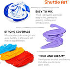 Shuttle Art 80 Colors Acrylic Paint, Acrylic Paint set - Image 5