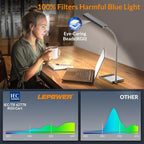 LEPOWER Desk Lamp, 800LM LED for Home Office, True Eye-Caring for Reading | 50 - Image 2