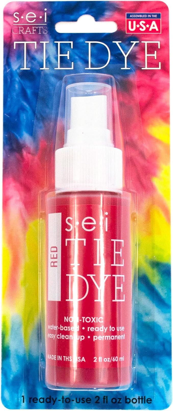 S·E·I S.E.I Red Tie Dye Spray Bottle, 2- Ounces, Fabric Spray Dye - Image 4
