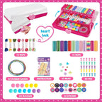 TingingYuli Friendship Bracelet Making Kit, 3-Layer Storage Box, Gift 6-12 | - Image 2