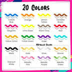 Chalkola 20 Dual Tip Acrylic Paint Markers - Image 2