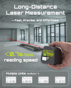 Laser Tape Measure 2-in-1, Inkerma 130Ft Laser Measurement Tool & 16Ft - Image 4