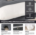 U-Shaped Full Body Pregnancy Pillow - Image 4