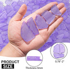 Keedolla Tumbled Sea Glass for Crafts - 10 OZ Flat Frosted Seaglass Pieces for - Image 3