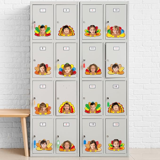 gisgfim 80Pcs Fall Decorations Bulletin Board Thanksgiving Turkey Paper - Image 7