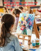 Simetufy 42 Pack 5x7 Inch Small Canvas Boards - Image 9