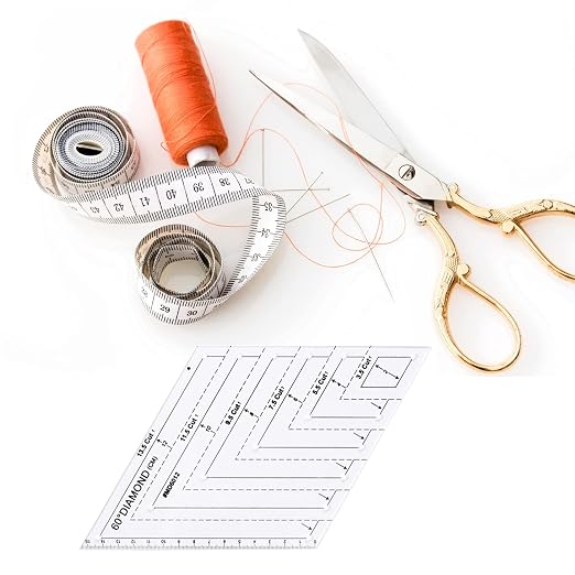 1 Pc Transparent Quilting Templates Ruler, - Image 3