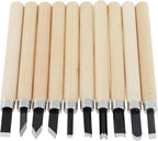 10pcs Professional Wood Carving Chisel Set - Image 9