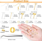 Modacraft 2000Pcs Earring Making Supplies Kit - Image 4
