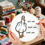 Middle Finger Duck Embroidery Kits - Image 5