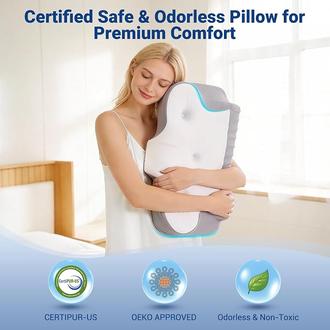 kingotto Cervical Neck Pillow for Pain Relief - Image 7