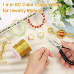 Modacraft 18 Gauge Gold Jewelry Wire & 4-in-1 Pliers Kit - 65FT Tarnish - Image 6