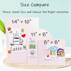 2 Pack Metal Pink Magnet Display Board - Image 6
